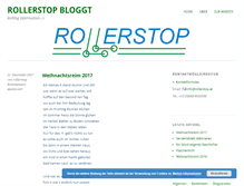 Tablet Screenshot of blog.rollerstop.at